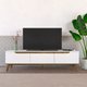 Rhodes White TV Stand: 