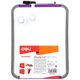 Deli Magnetic Whiteboard Set 279x216mm with Marker and Magnetic Buttons - Purple: 