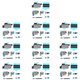 iPhone 16 Pro Max 10sets Mainboard Heat Sink Sticker + FPC Sponge Foam Pads: 