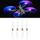 DJI Mini 4 Pro / Mavic Mini 3 Pro STARTRC 2 Pairs Color LED Flash Lamp Low Noise Propellers (Transparent): 
