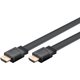 Goobay High Speed HDMI 1m Flat Cable with Ethernet: 