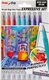 Pentel SESW30C Brush Sign Pen Twin Tip Pen Expressive Set - Landscape (8 Colours) - Broad Tip & Fine Tip: 