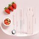 3PCS Pink Rabbit,Fork Spoon Chopsticks Set With Box Cartoon Rabbit Dinnerware Portable 304 Stainless Steel Tableware Set For...