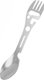 silver,5-in-1 Tactical Camping Spork Stainless Steel Spoon & Bottle Opener Fork & Knife Can Opener Camping Utensils for Outdoor...
