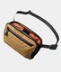 Brown,New Waterproof Nylon Men's Portable Crossbody Bag Multi-Functional Storage: 