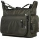 Army green,Men's Casual Travel Large Capacity Canvas Shoulder Bag Waterproof: 