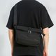 Black,Men's Oxford Cloth Crossbody Bag Waterproof Travel Shoulder Bag: 