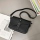 Black,Casual Crossbody Bag Unisex Fashionable Small Square Shoulder Bag: 