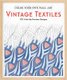 Color Your Own Wall Art Vintage Textiles - 25 Color-By-Number Designs (Paperback): Adams Media