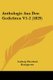 Anthologie Aus Den Gedichten V1-2 (1829) (German, Paperback): Ludwig Theoboul Kosegarten