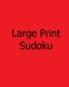 Moderate Large Print Sudoku - Enjoyable, Large Grid Puzzles (Large print, Paperback, Large type / large print edition): Steve...