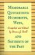 Humorists, Wits, and Satirists of the Past (Paperback): Diana J. Dell