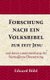 Forschung nach ein Volksbibel zur zeit Jesu - und deren zusammenhang der Septuaginta-UEbersetzung (German, Paperback): Eduard...