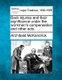 Back Injuries and Their Significance Under the Workmen's Compensation and Other Acts. (Paperback): Archibald McKendrick