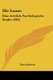 Die Laune - Eine Arztlich-Psychologische Studie (1902) (English, German, Paperback): Ernst Jentsch