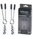 Steamy Shades Tweezer Nipple Clamps With Metal Beads: 