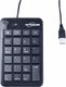Ultra-Link Ul-NP01 Numeric USB Numpad (Black) - 23 Keys Multi-Function Wired Numpad: 
