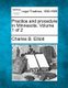 Practice and procedure in Minnesota. Volume 1 of 2 (Paperback): Charles B Elliott