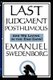 Last Judgment Posthumous (Paperback): Emanuel Swedenborg, John Whitehea Xwhitehead