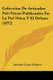 Coleccion De Articulos Politicos Publicados En La Politica Y El Debate (1872) (Spanish, Paperback): Salvador Lopez Guijarro