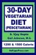 30-Day Vegetarian Diet - Pescetarian (Paperback): Gail Johnson, S Vjay Gupta
