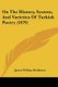 On The History, System, And Varieties Of Turkish Poetry (1879) (Paperback): James William Redhouse