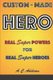 Custom-made HERO - Real Super Powers for Real Super Heroes (Paperback): A.C. Addison