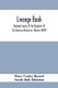 Lineage Book; National Society Of The Daughters Of The American Revolution (Volume Xxxiv) (Paperback): Mary Cooley Bassett,...