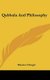 Qabbala and Philosophy (Hardcover): Maurice Fluegel