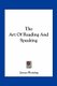 The Art of Reading and Speaking (Paperback): James Fleming