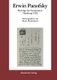 Erwin Panofsky: Beitraege DES Symposions Hamburg - 1992 (German, Hardcover): Bruno Reudenbach