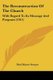 The Reconstruction Of The Church - With Regard To Its Message And Program (1915) (Paperback): Paul Moore Strayer