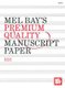 Premium Quality Manuscript Paper - Ten-Stave Quire (Book): Mel Bay Publications Inc