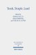 Torah, Temple, Land - Constructions of Judaism in Antiquity (Hardcover): Jens Schroeter, Markus Witte, Verena M. Lepper