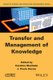 Transfer and Management of Knowledge (Hardcover): C. Machado