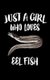 Just A Girl Who Loves Eel Fish - Animal Nature Collection (Paperback): Marko Marcus