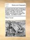 A Voyage Round the World. Containing an Account of Captain Dampier's Expedition Into the South-Seas in the Ship St George,...