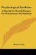 Psychological Medicine - A Manual On Mental Diseases For Practitioners And Students (Paperback): Maurice Craig