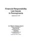 Financial Responsibility Law Issues In Pennsylvania (Paperback): Clifford a Rieders