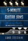 5-Minute Guitar Jams - Jam Tracks for Rock & Blues Guitar (Book + Online Bonus) (Paperback): Luke Zecchin