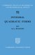 Integral Quadratic Forms (Paperback): Watson