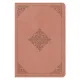 ESV Blush Rose Fleur-de-lis Design Value Compact Bible (Large print, Leather / fine binding): 