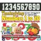 Thanksgiving - Numbers 1 to 20. Bilingual Spanish-English: Accion de Gracias: Numeros 1 al 20. Bilingue Espanol-Ingles...