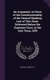 An Argument, in Favor of the Constitutionality of the General Banking Law of This State, Delivered Before the Supreme Court, at...