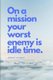 On a Mission Your Worst Enemy Is Idle Time - Nipsey Hussle Quote (Paperback): Notey Journals, Iam Enough