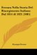 Ferrara Nella Storia Del Risorgimento Italiano Dal 1814 Al 1821 (1885) (Italian, Paperback): Giuseppe Ferraro