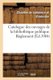 Catalogue Des Ouvrages de la Bibliotheque Publique. Reglement (French, Paperback): Chambre De Commerce
