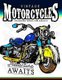 Vintage Motorcycles Coloring Books for Adults - A Biker, men and tattoo coloring book (Paperback): Tattoo Coloring Books, Men...