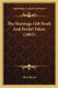 The Marriage Gift Book And Bridal Token (1863) (Paperback): Jabez Burns