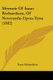 Memoir Of Isaac Richardson, Of Newcastle-Upon-Tyne (1842) (Paperback): Isaac Richardson